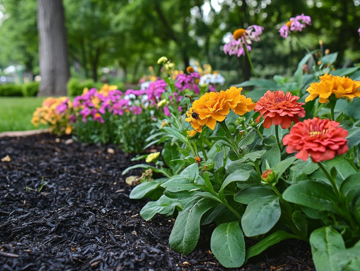 Image showing organic mulch benefits in pest prevention