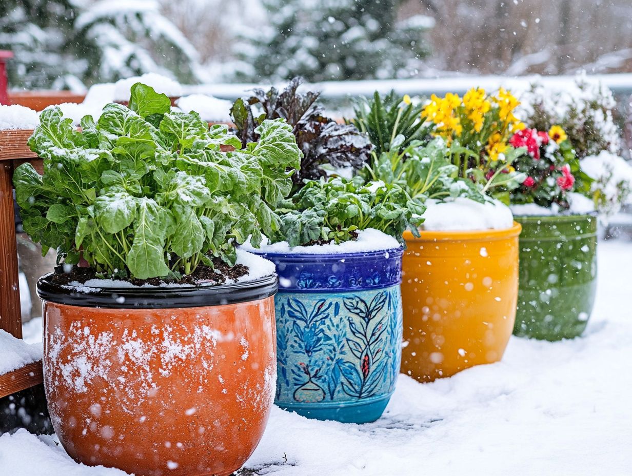 Visual summary of key takeaways for cold-climate gardening.