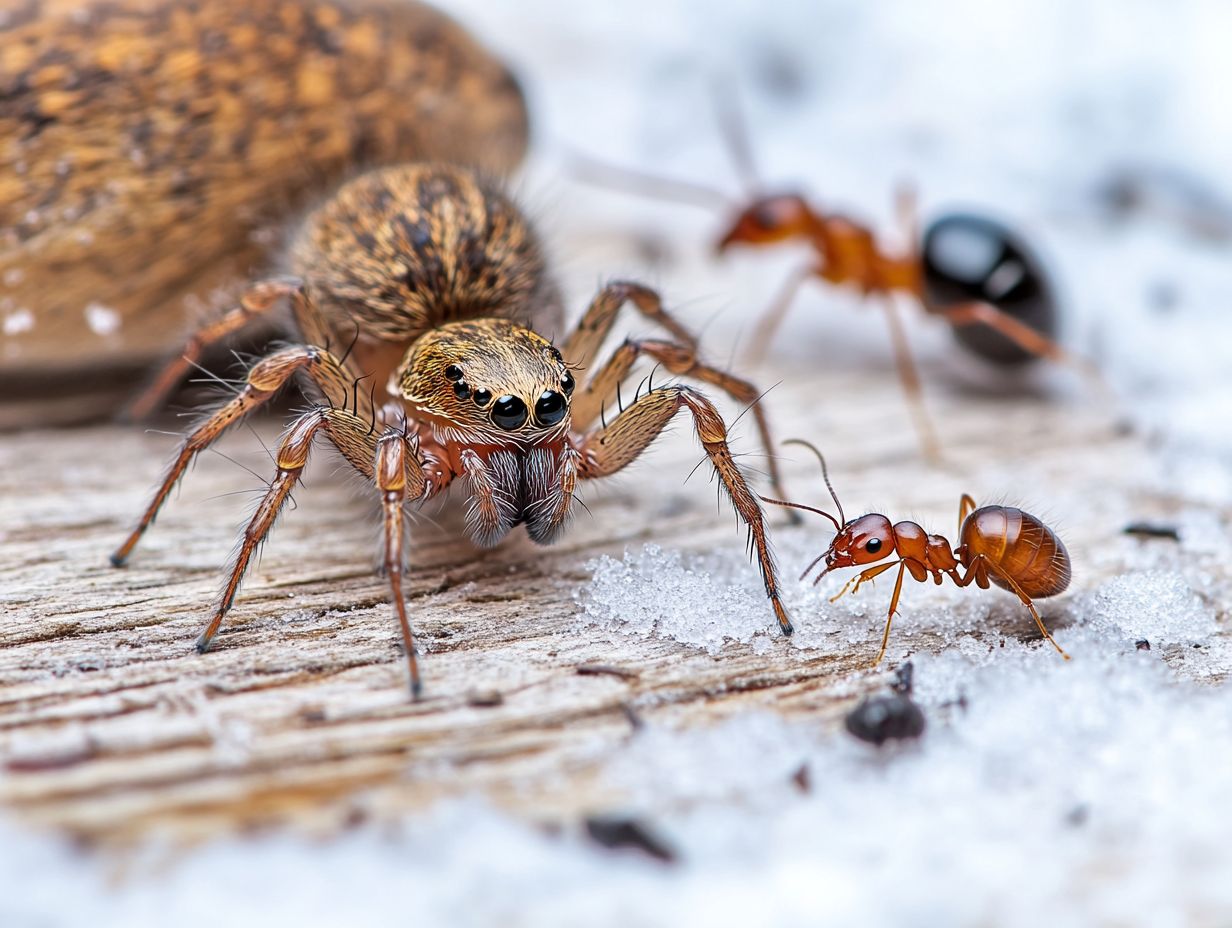 An infographic showing common myths about winter pests