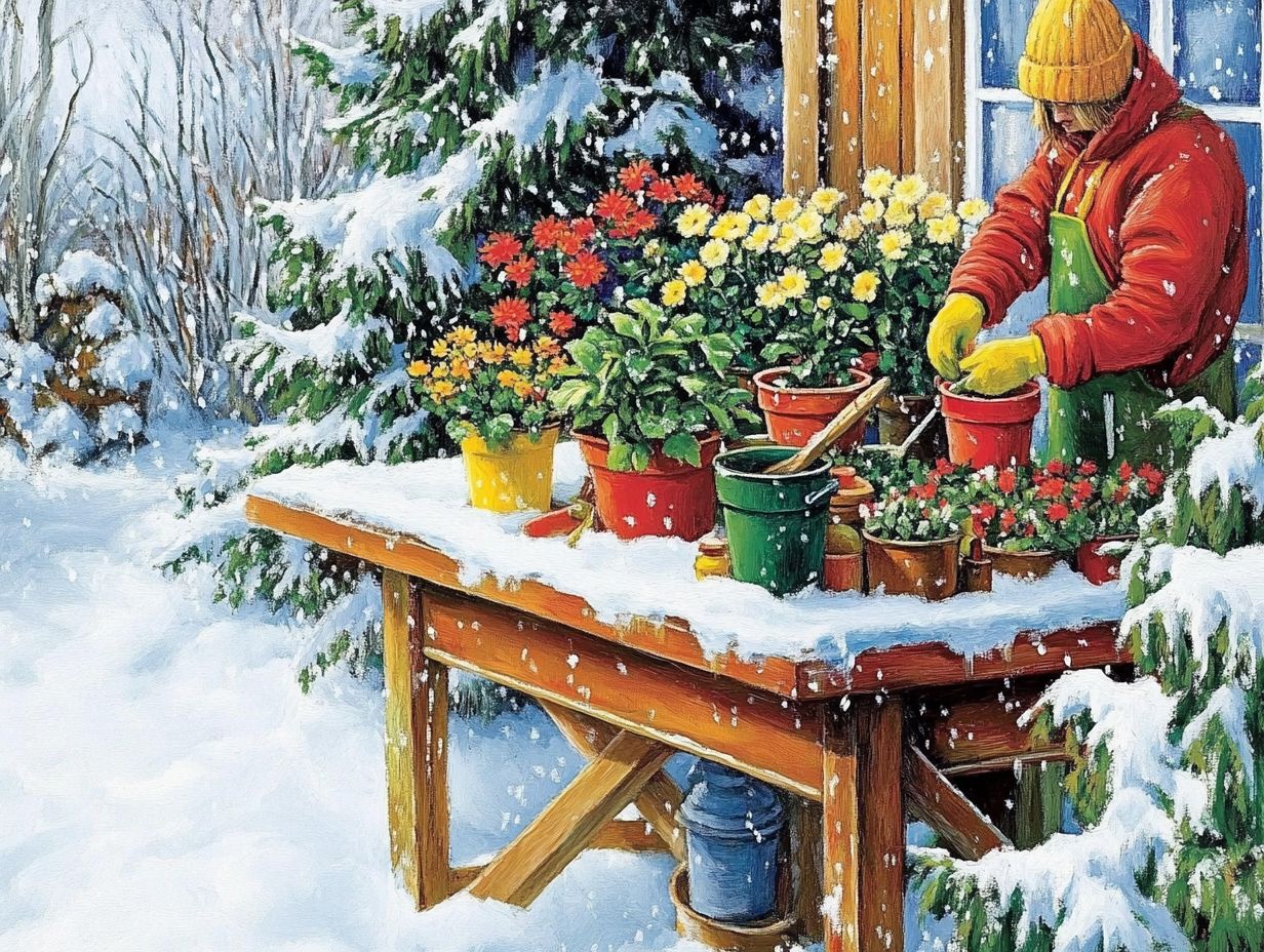 Winter gardening helps with sustainability