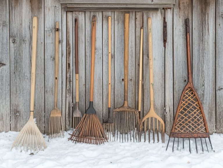 5 Essential Rakes for Winter Gardening Success