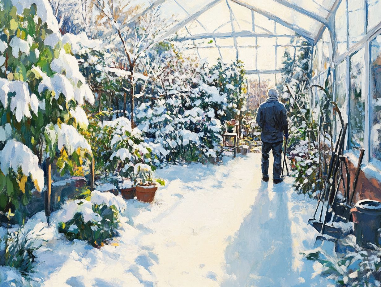 Infographic showing the 5 steps to a pest-free winter garden