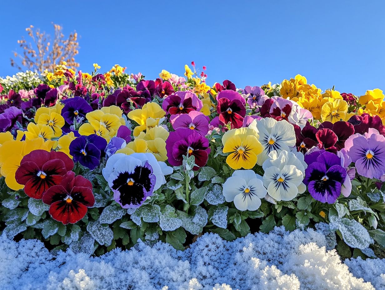 A visual guide to annuals suitable for cold climates