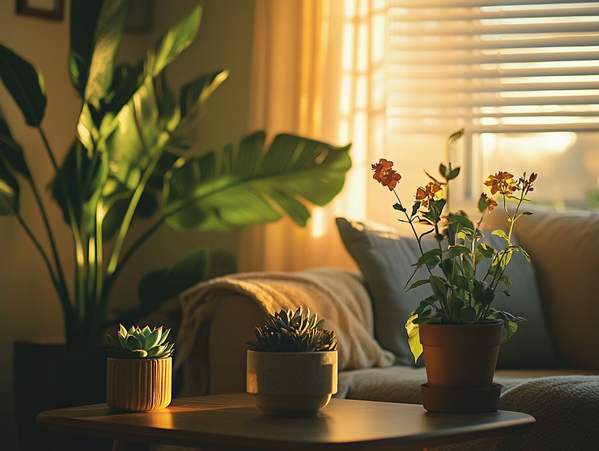 Beautiful Philodendron plant in a cozy indoor setting