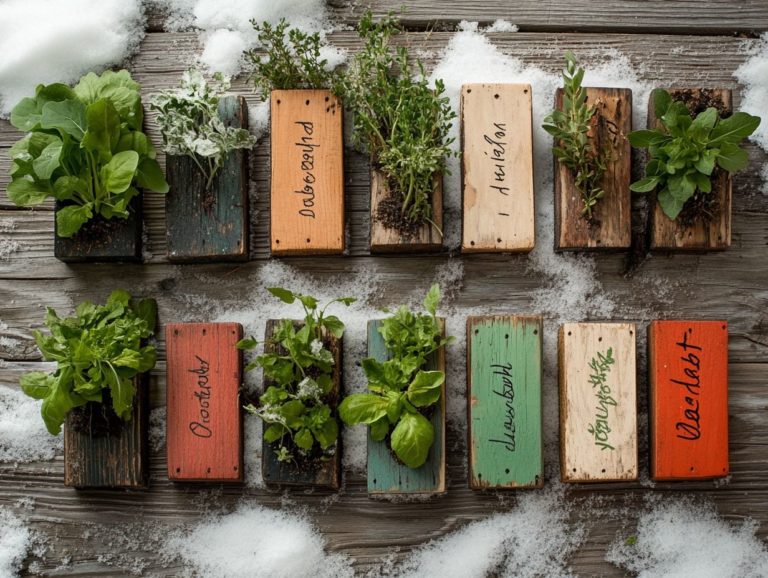 Best Plant Labels for Winter Gardening