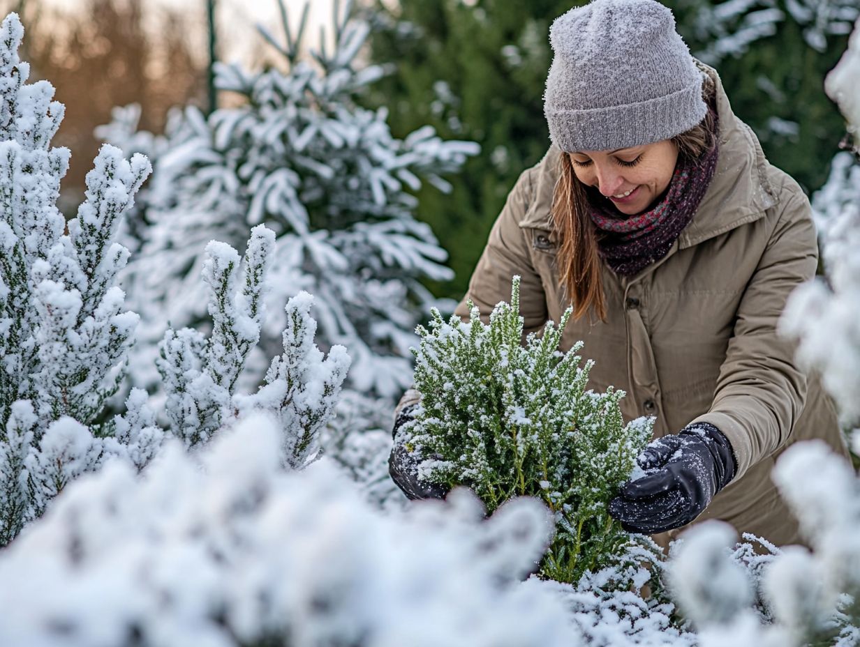 What are some general best practices for plant care in cold climates?