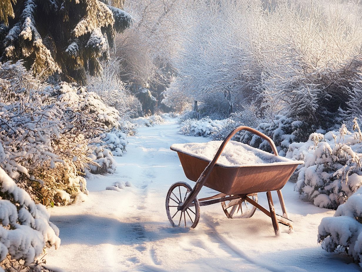 Image of key takeaways for cold-climate gardening wheelbarrows