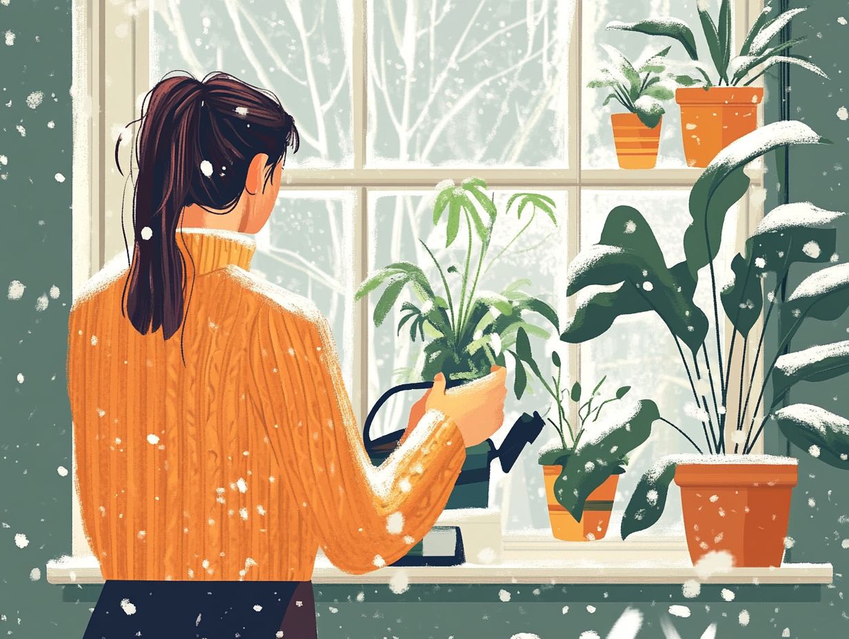 Image of indoor plant care