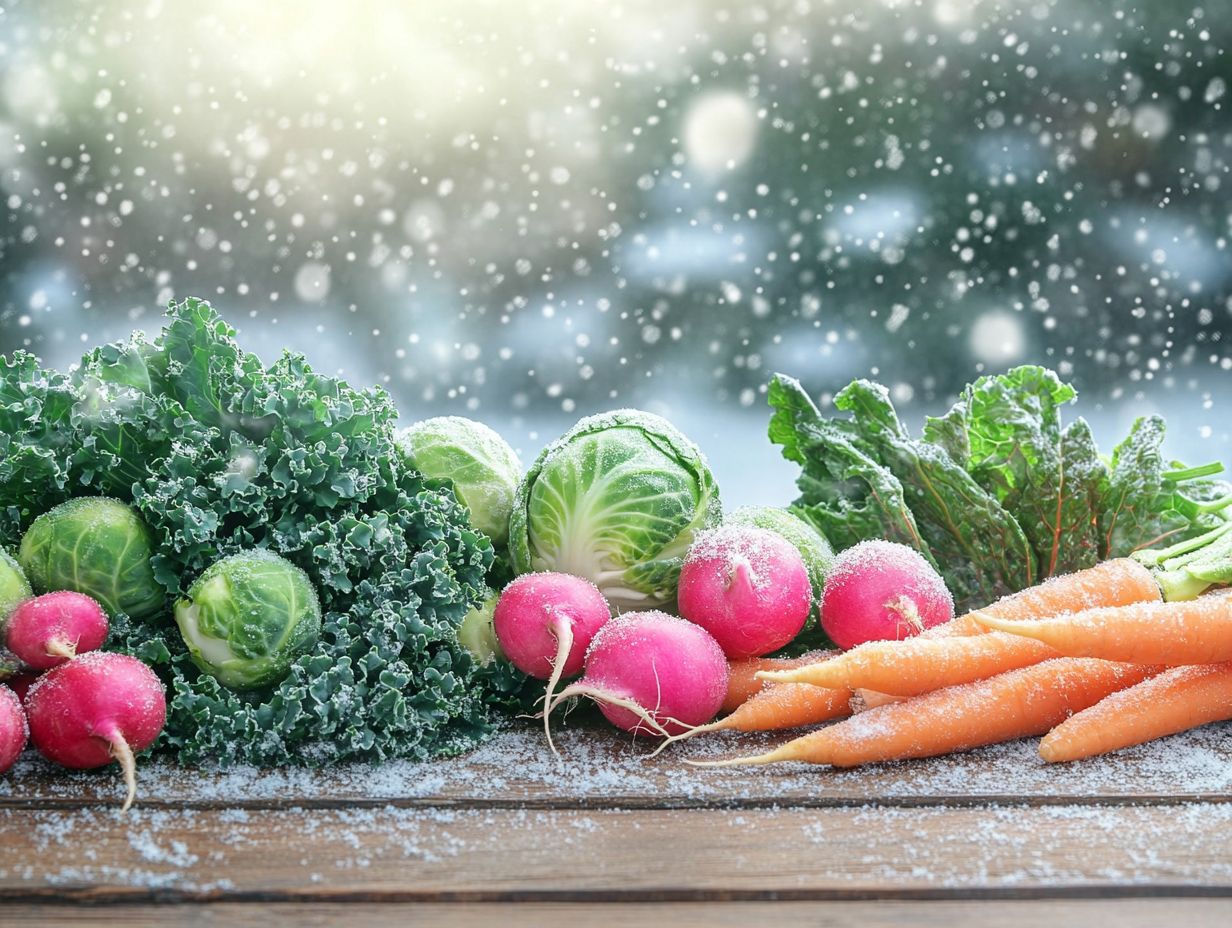 What factors should I consider when selecting cold-climate vegetables?