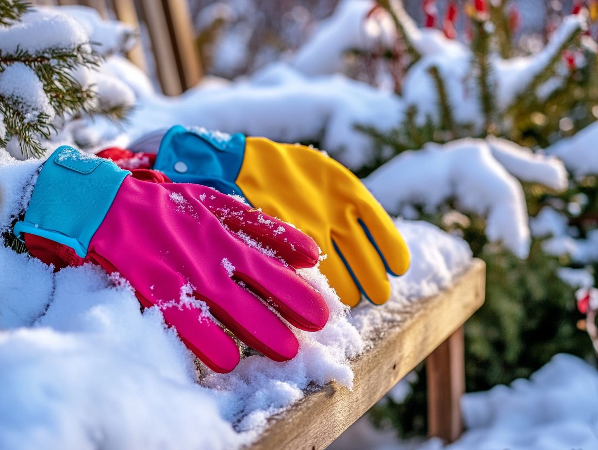 Gardening gloves for cold weather