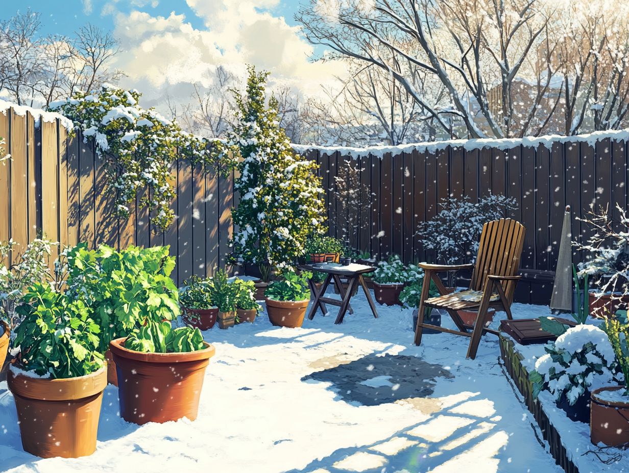 What is winter gardening and why is it important to choose the right location?