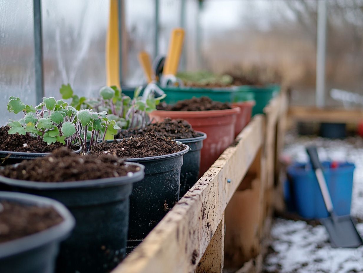 A visual guide showing the ideal soil composition for cold-climate gardening