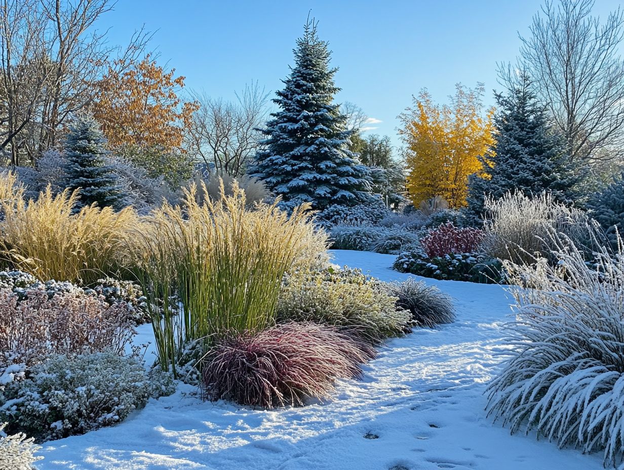 Colorful plants enhancing a cold-climate garden.