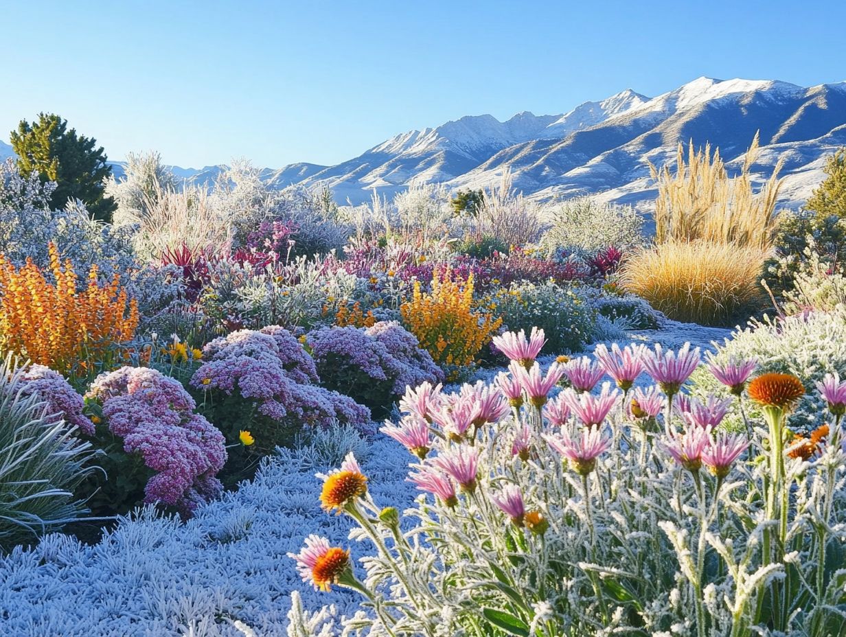 Image depicting essential takeaways for successful cold-climate gardening