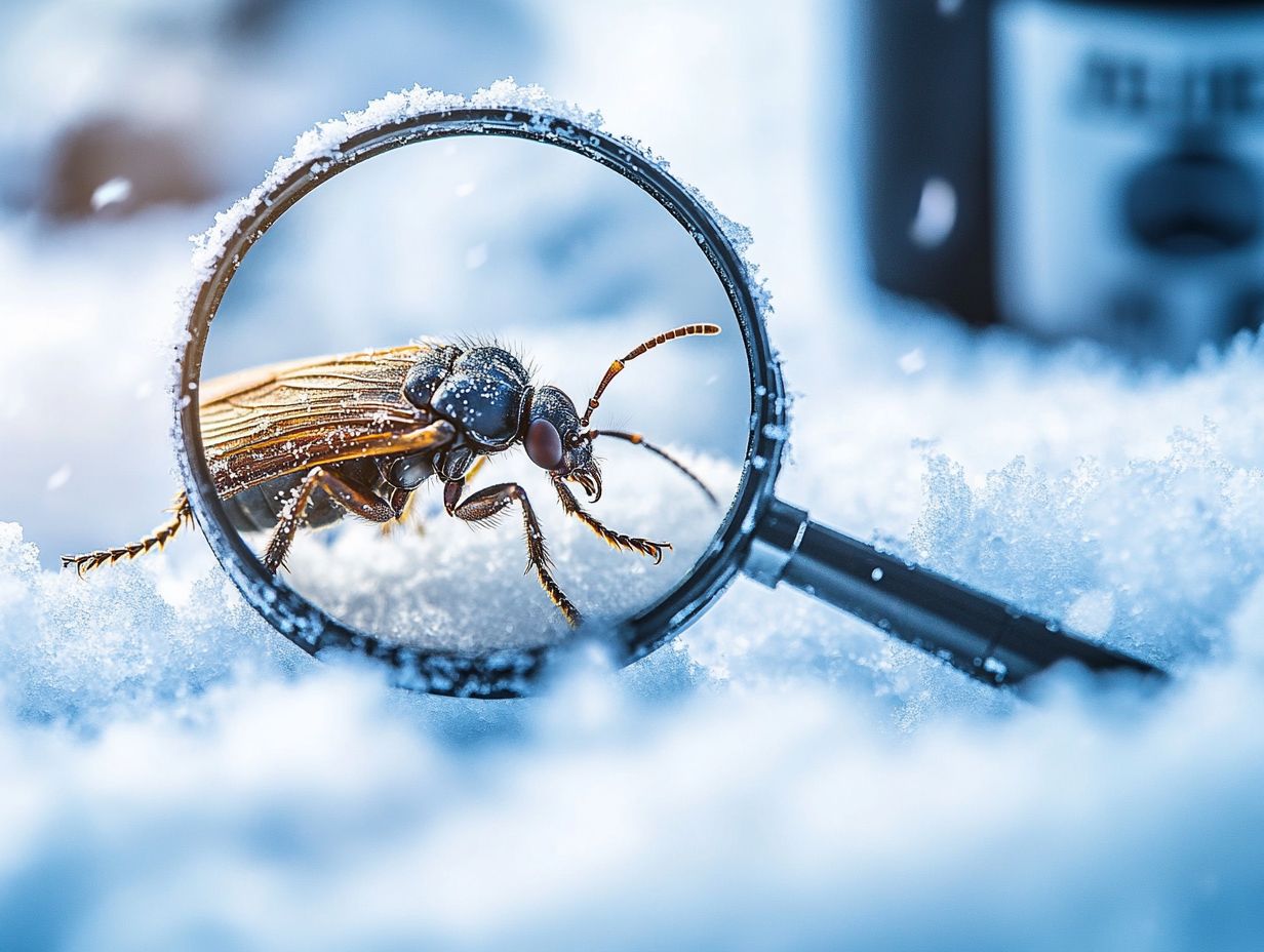 Rodents surviving cold temperatures inside a home.