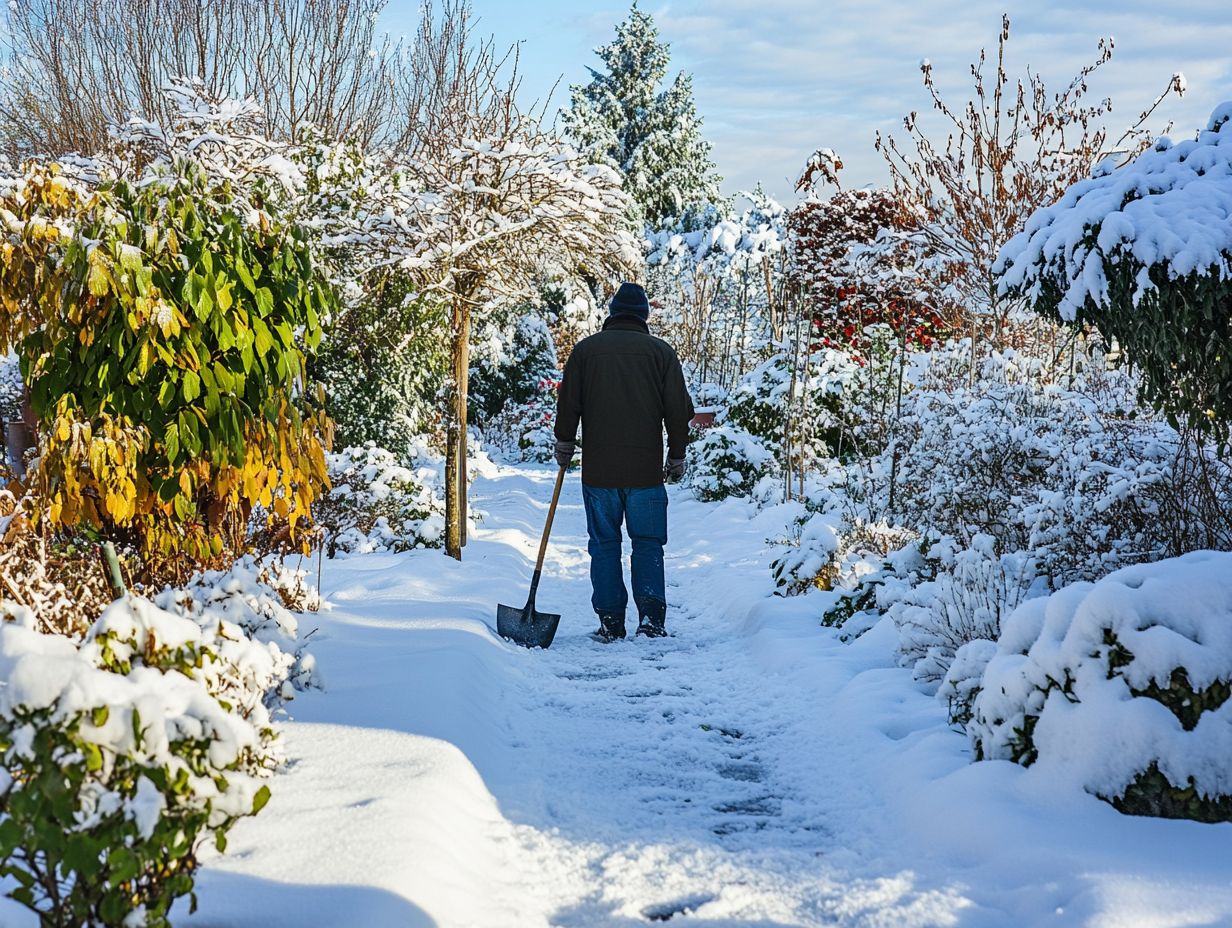 An illustration showing common mistakes in cold-climate gardening.