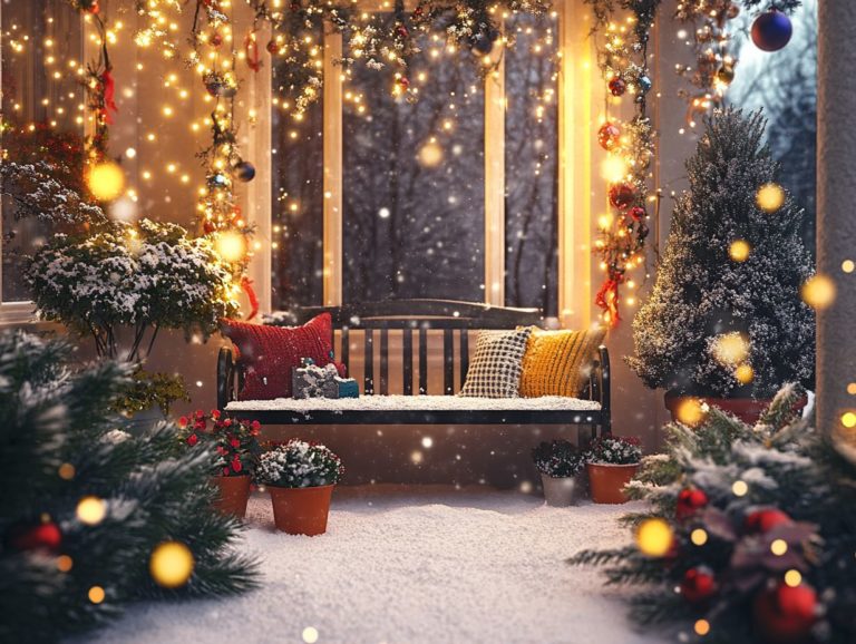 Creative Ways to Decorate Your Winter Garden