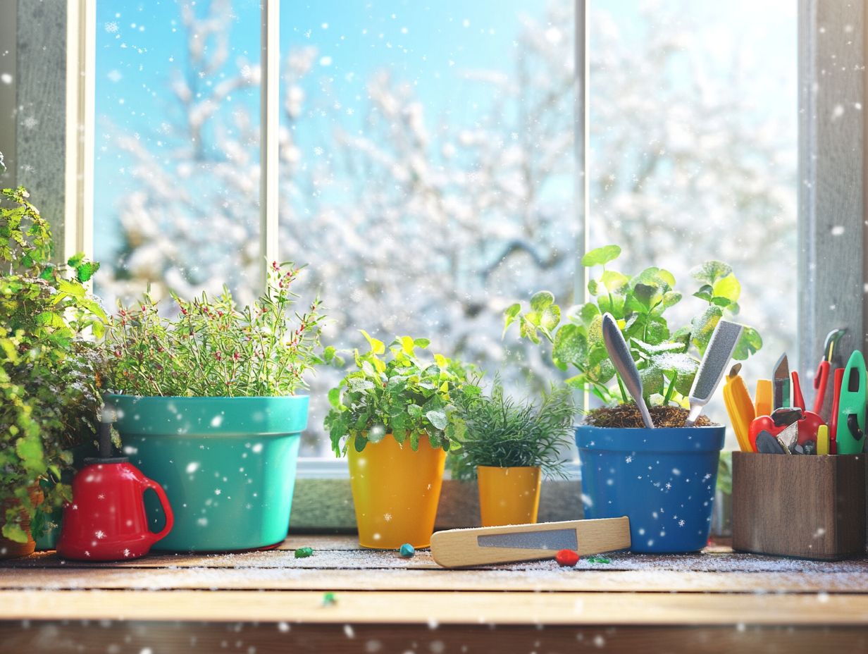 DIY winter gardening projects at home