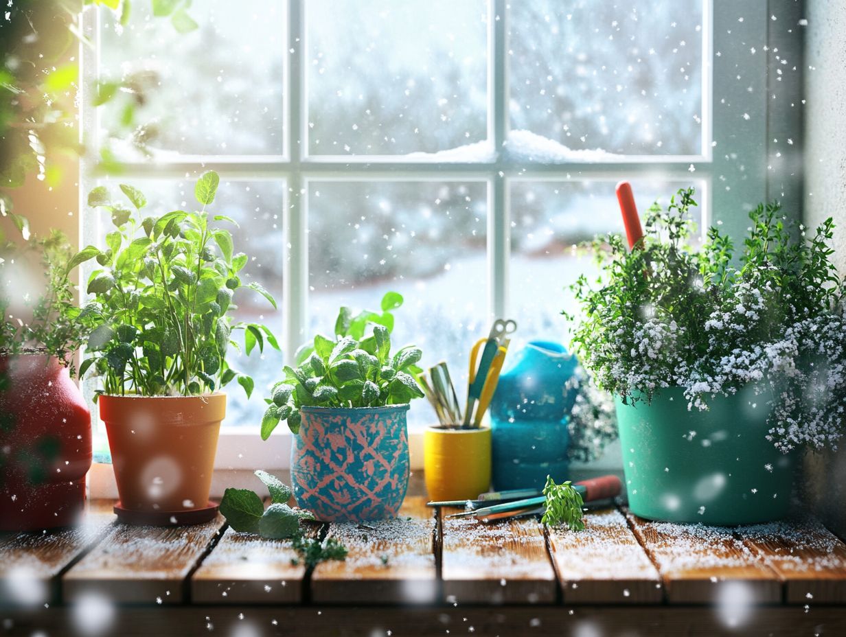 Protecting plants from frost and snow