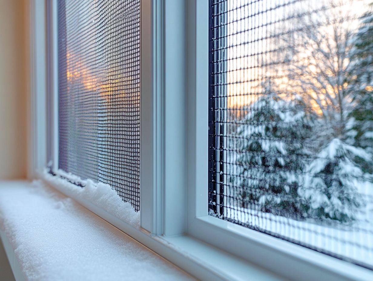 Image showing barriers against cold-weather pests.