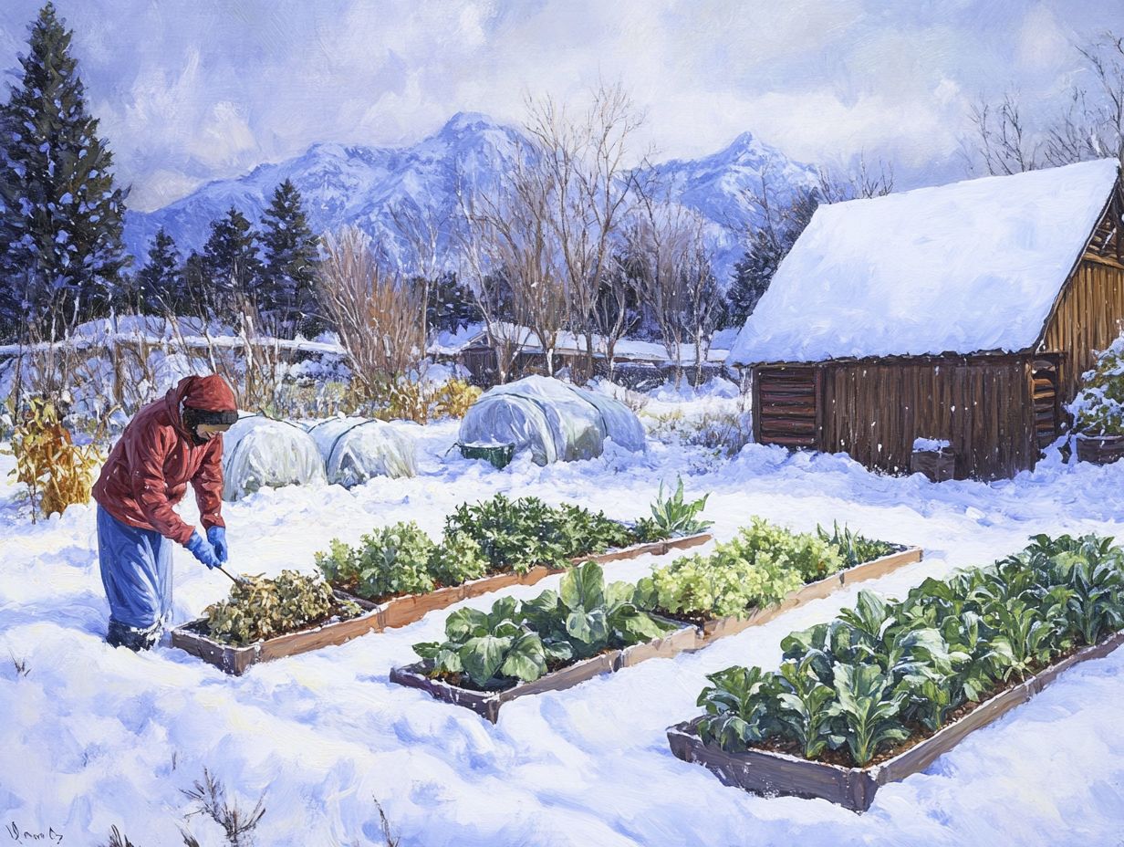 Image illustrating the importance of cold-climate gardening techniques.