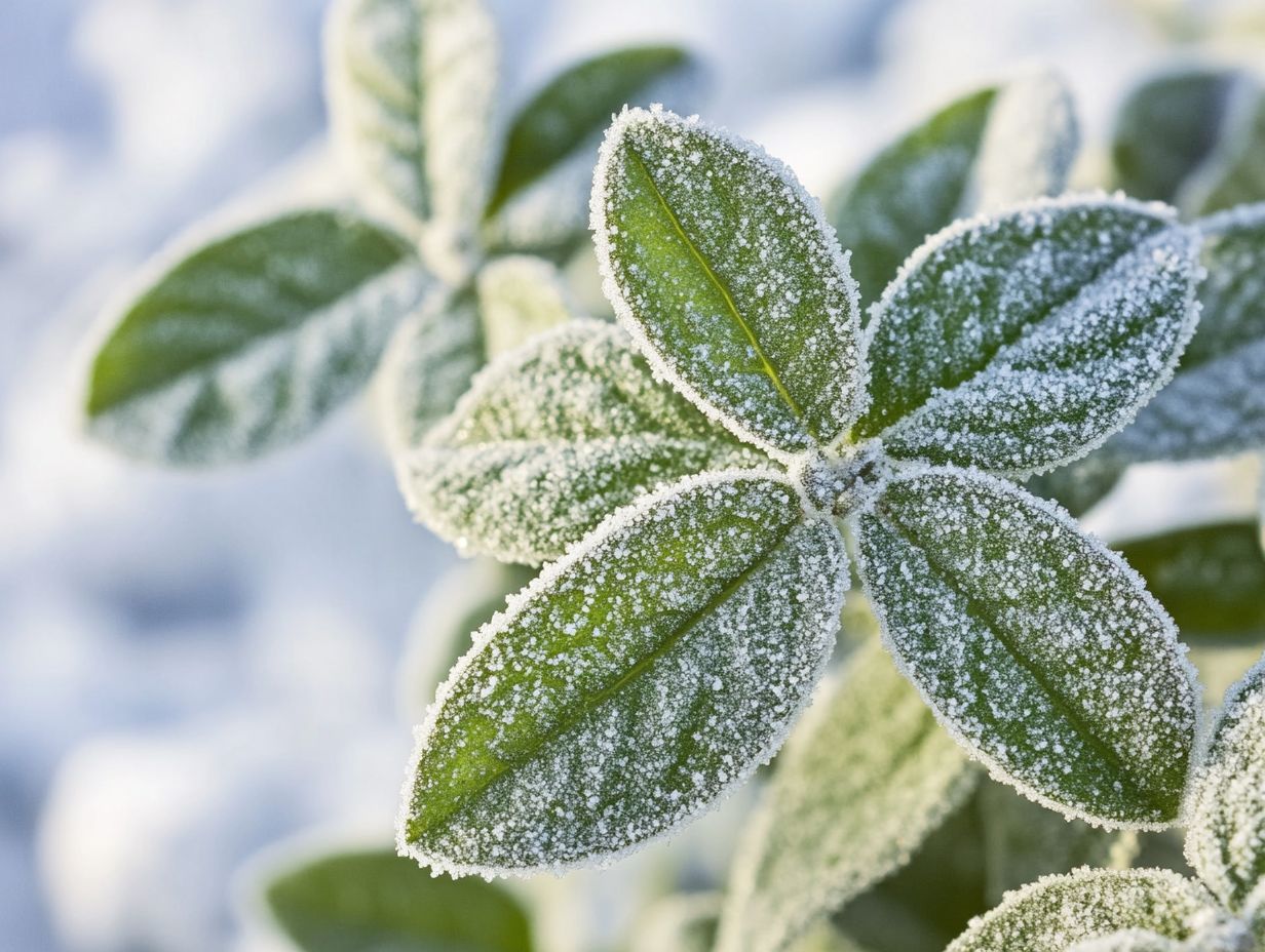 Illustration of Preventive Measures for Frost Protection