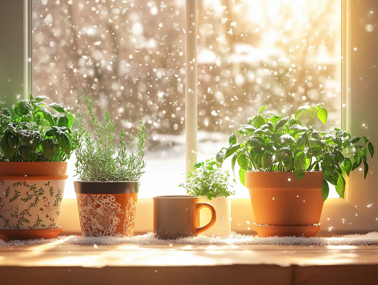 Popular herbs that can be grown indoors during winter