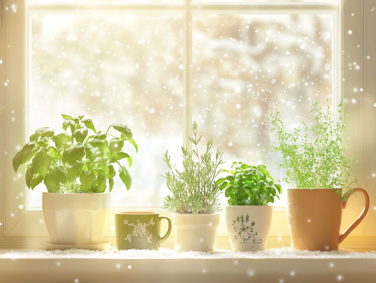 Image showing harvesting and using indoor herbs.