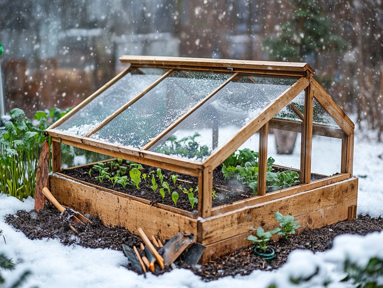 Preparing the Cold Frame for Winter