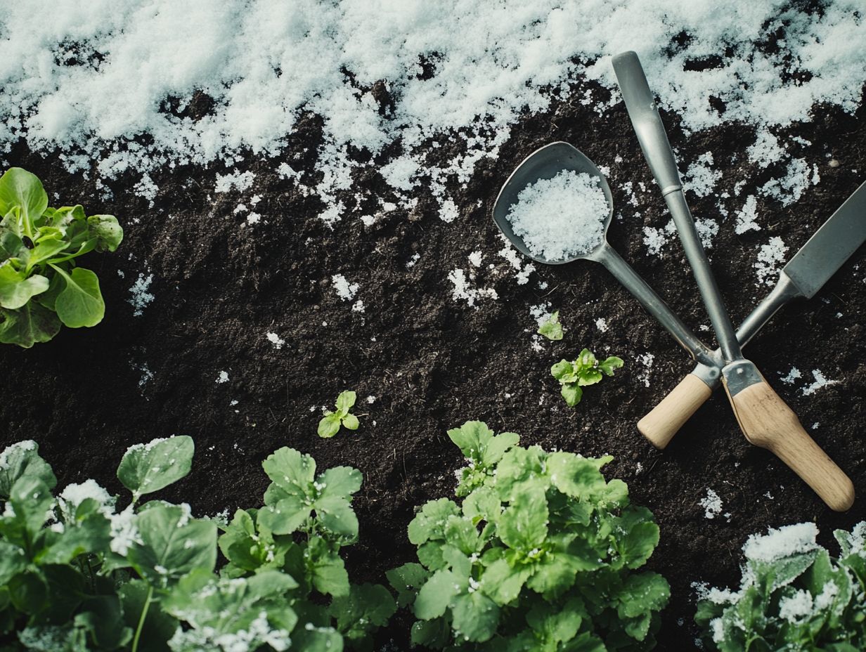 What are the best methods for building healthy soil in cold climates?