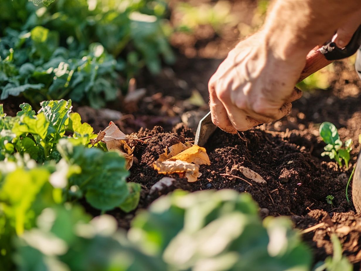 Illustration of effective strategies to improve soil quality over time.