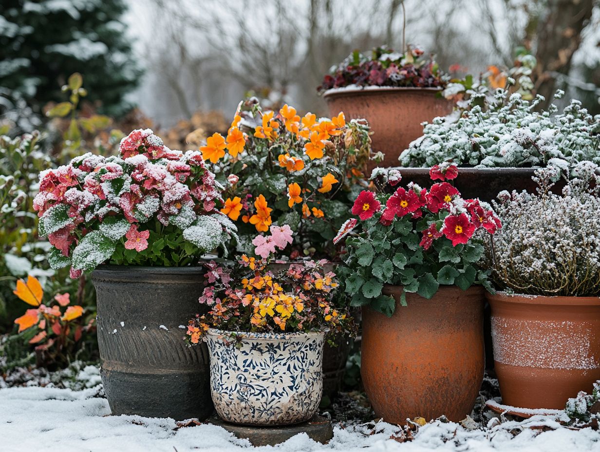 Visual guide to choosing the right containers for cold gardens