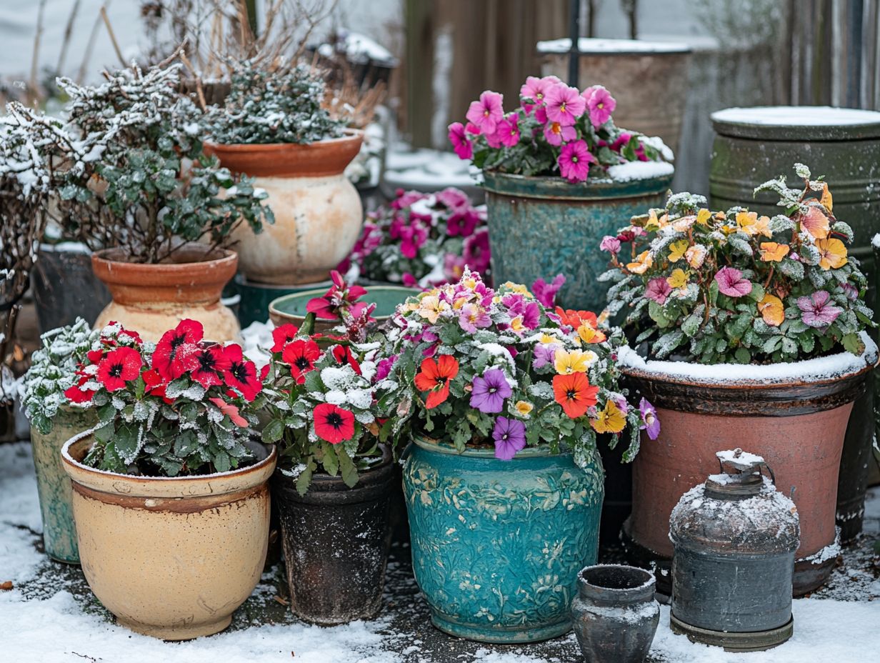 Visual guide to choosing the right containers for cold gardens