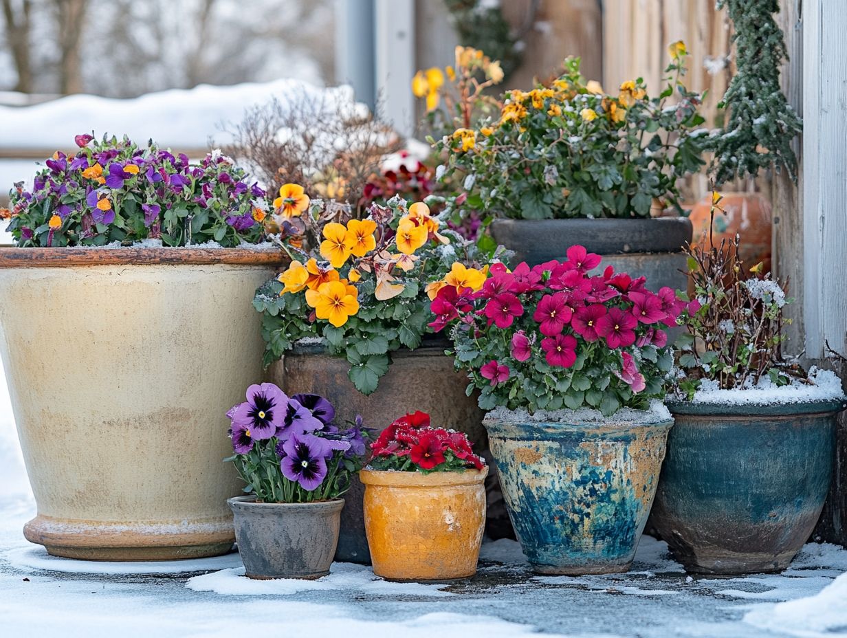 A visual guide to comparing materials for cold garden containers