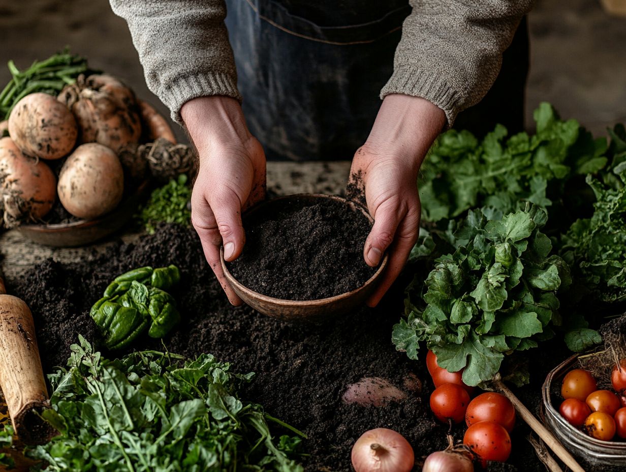 A vibrant illustration of soil composition and drainage for winter gardening success.