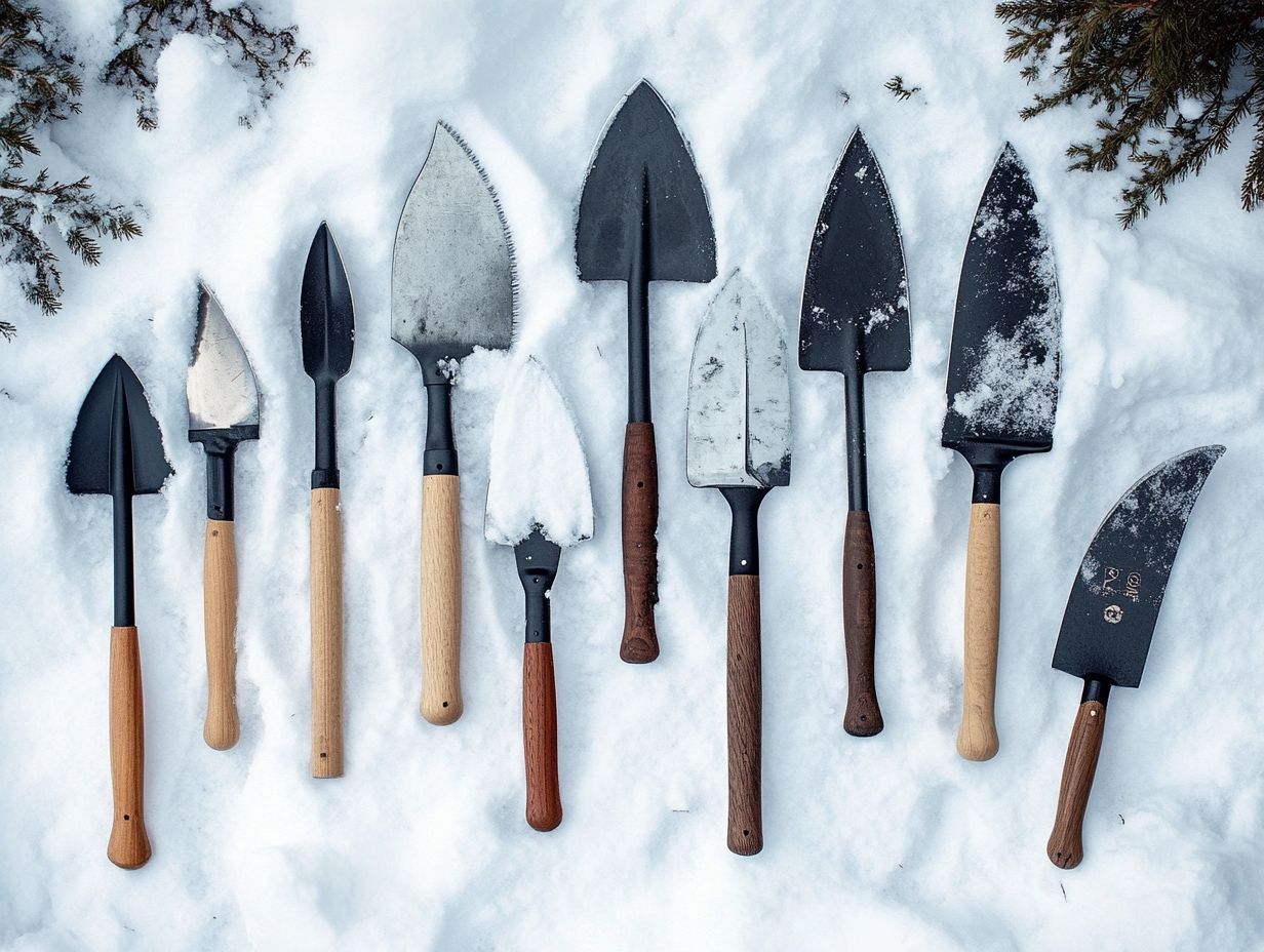 Practical tips for effectively using a spade in cold climates