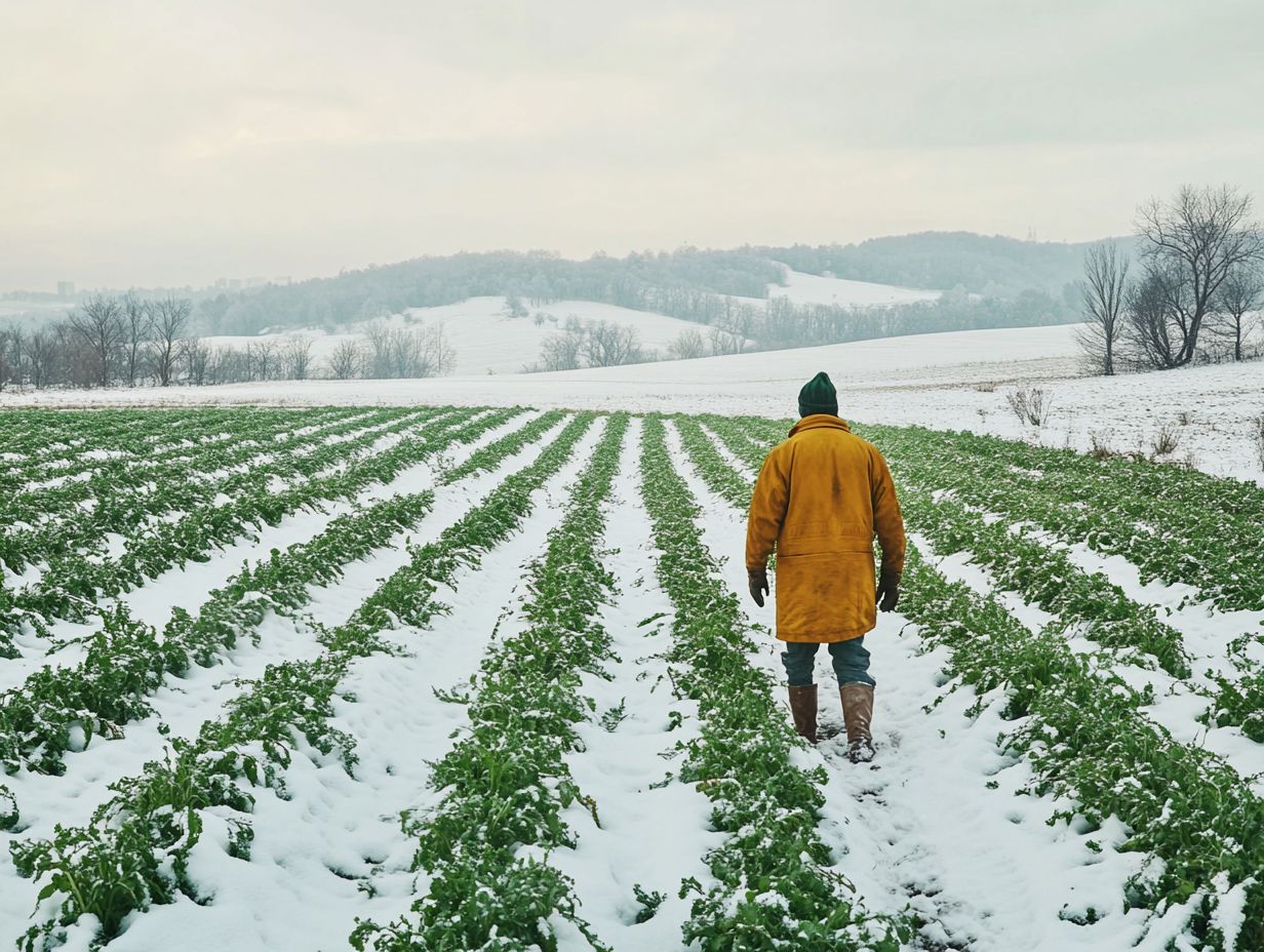 Illustration of key factors for selecting winter cover crops