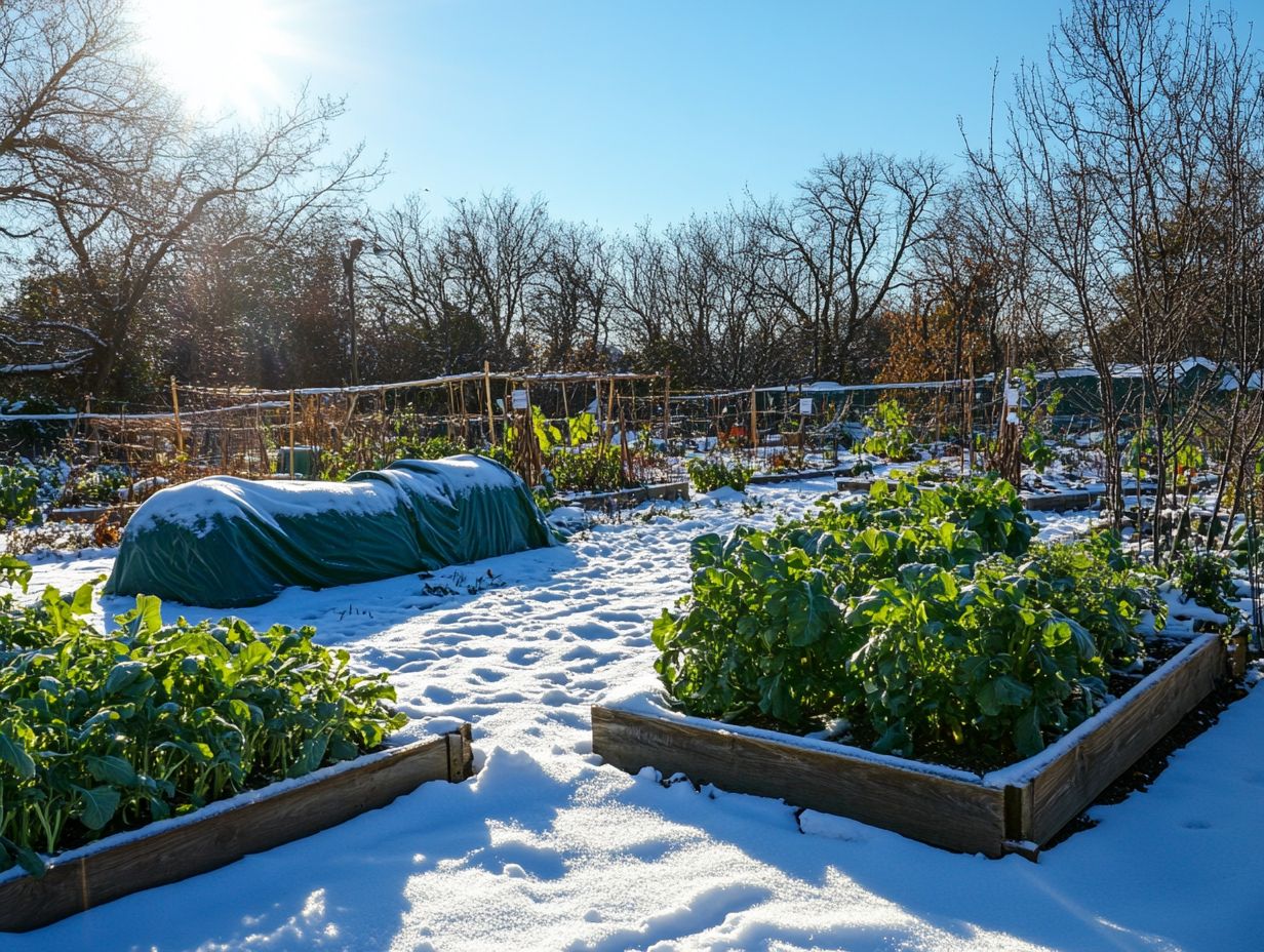 What is the best way to extend my growing season in winter?