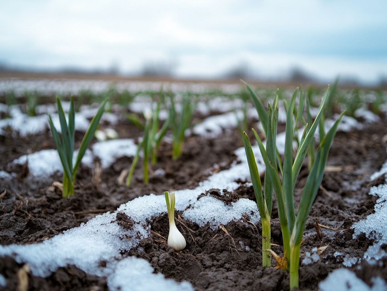 Healthy soil conditions essential for growing garlic in cold climates