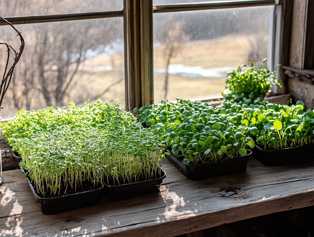 Choosing the Right Microgreens to Grow in Winter