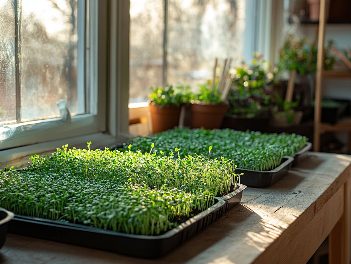 Step-by-Step Guide to Growing Microgreens in Winter