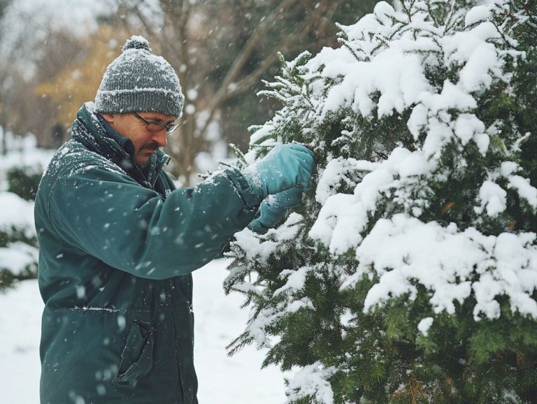 How to Handle Snow Accumulation on Plants?