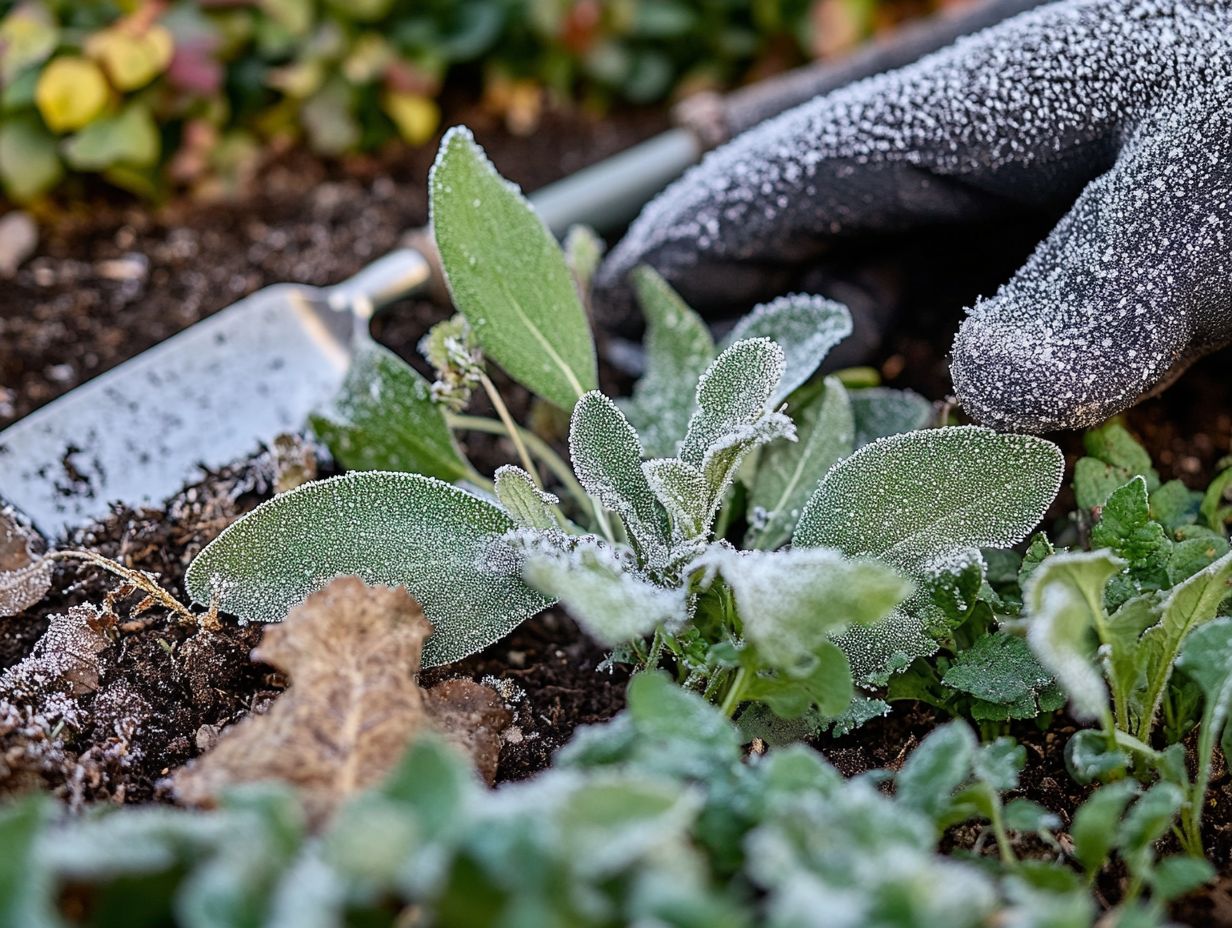 Visual guide on safe and efficient methods to remove cold-weather weeds