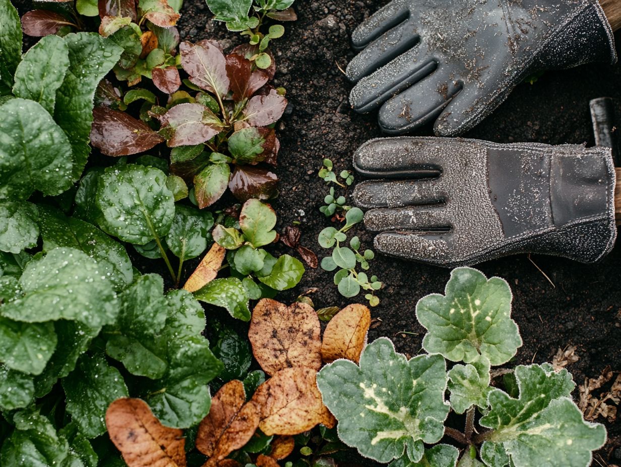 How can I identify cold-weather weeds?