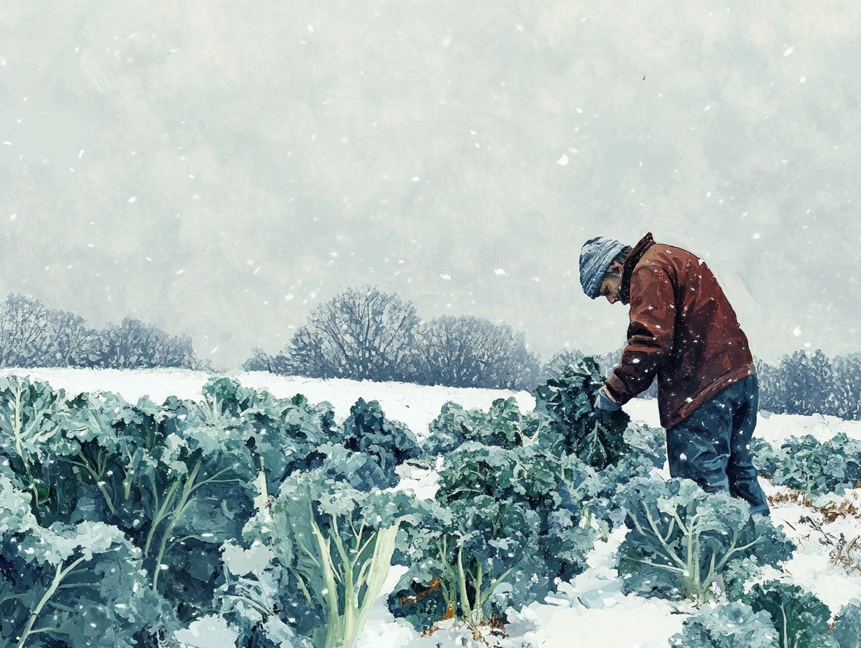 A visual guide to effective pest control methods for cold-weather crops.