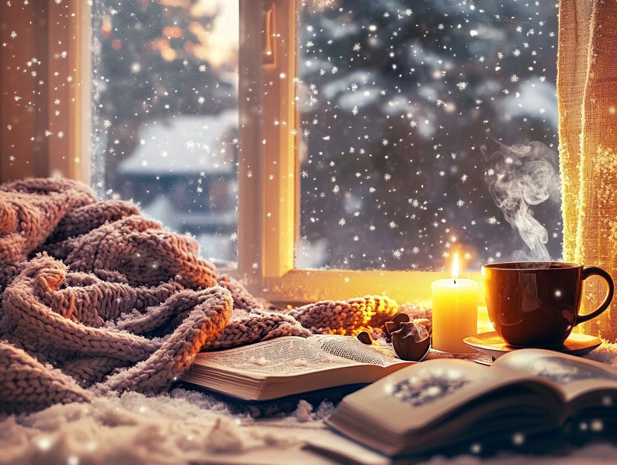 A person exercising indoors to stay active during winter