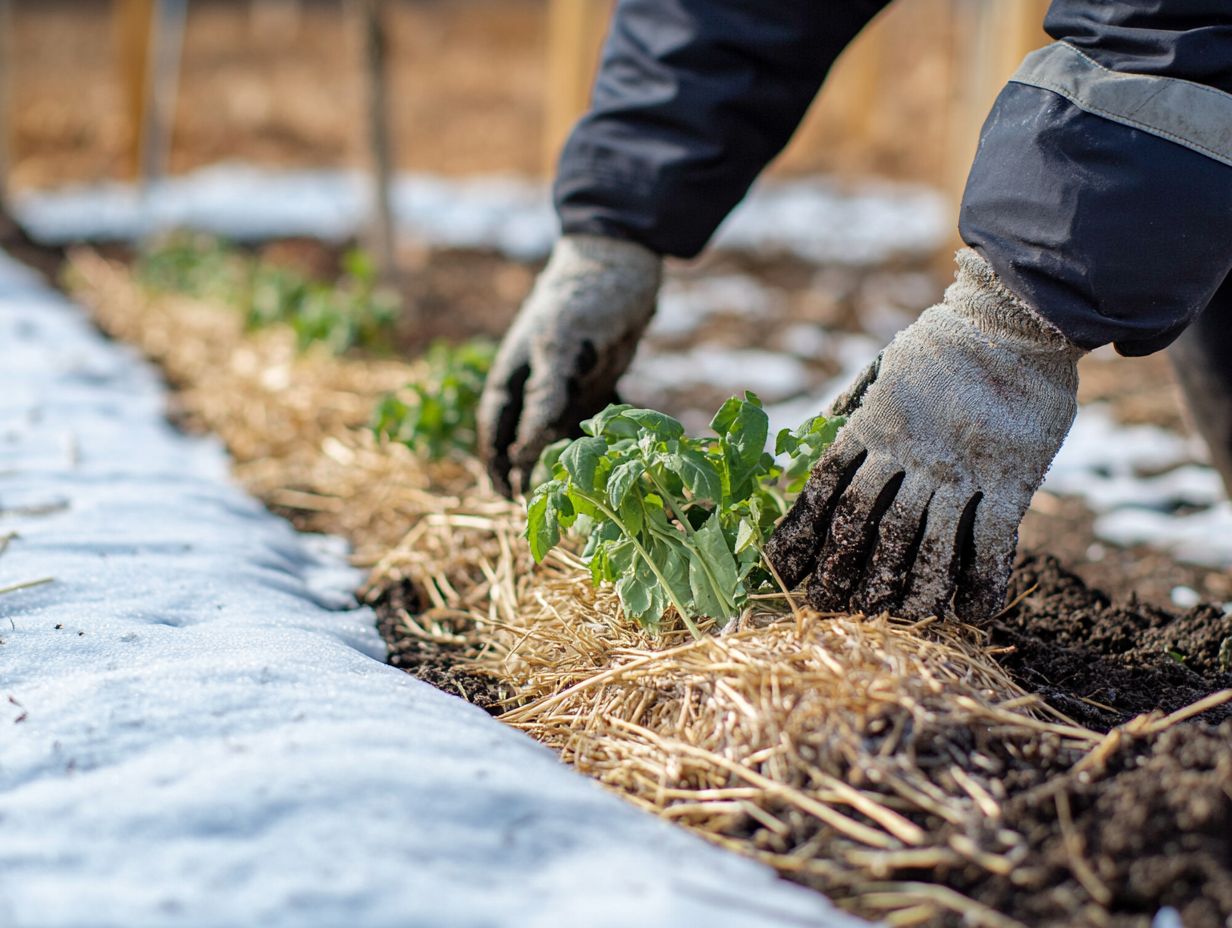 Techniques to Shield Plant Roots from Freezing