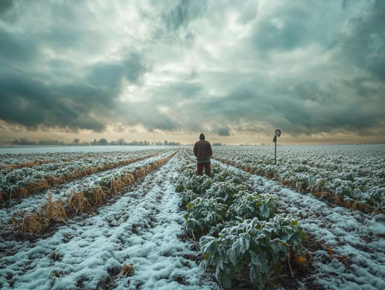 How do row covers help protect crops from freezing?