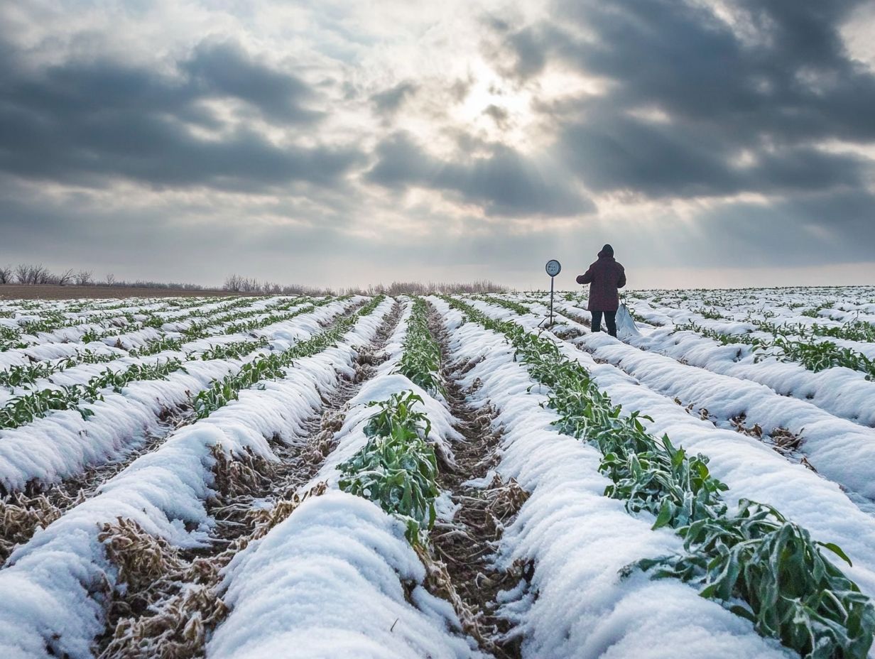 Illustration of Long-Term Strategies for Protecting Crops from Frost