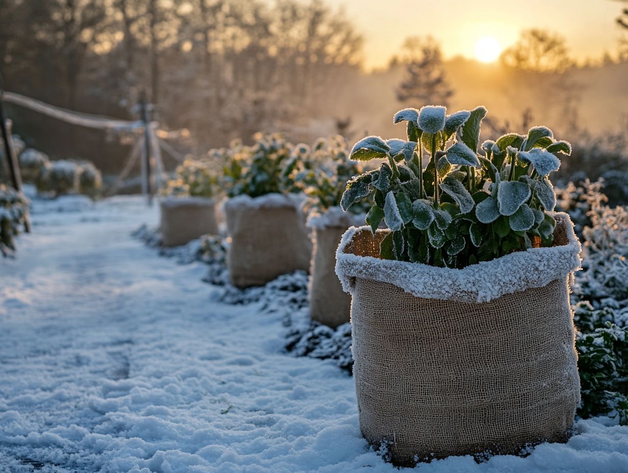 When should I start protecting my plants from frost?